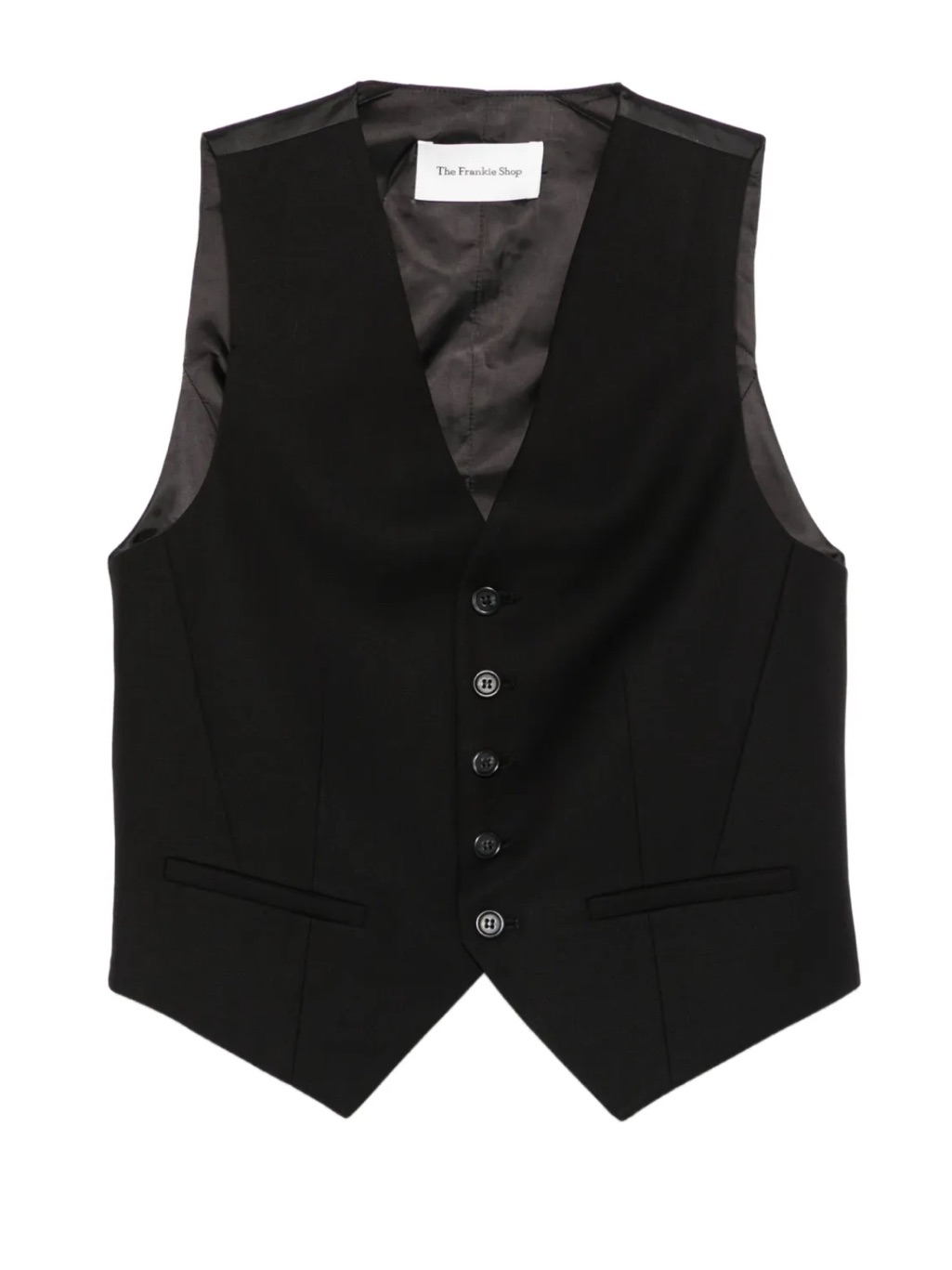 The Frankie Shop Women’s Black Waistcoat Vest